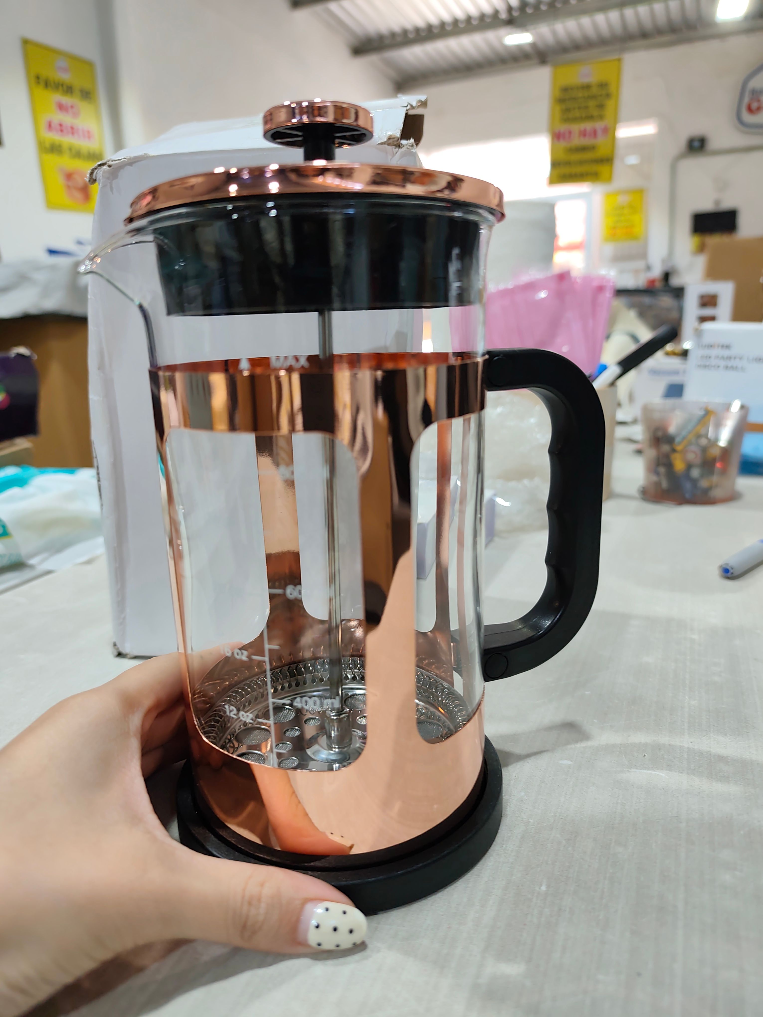 Cafetera de prensa francesa