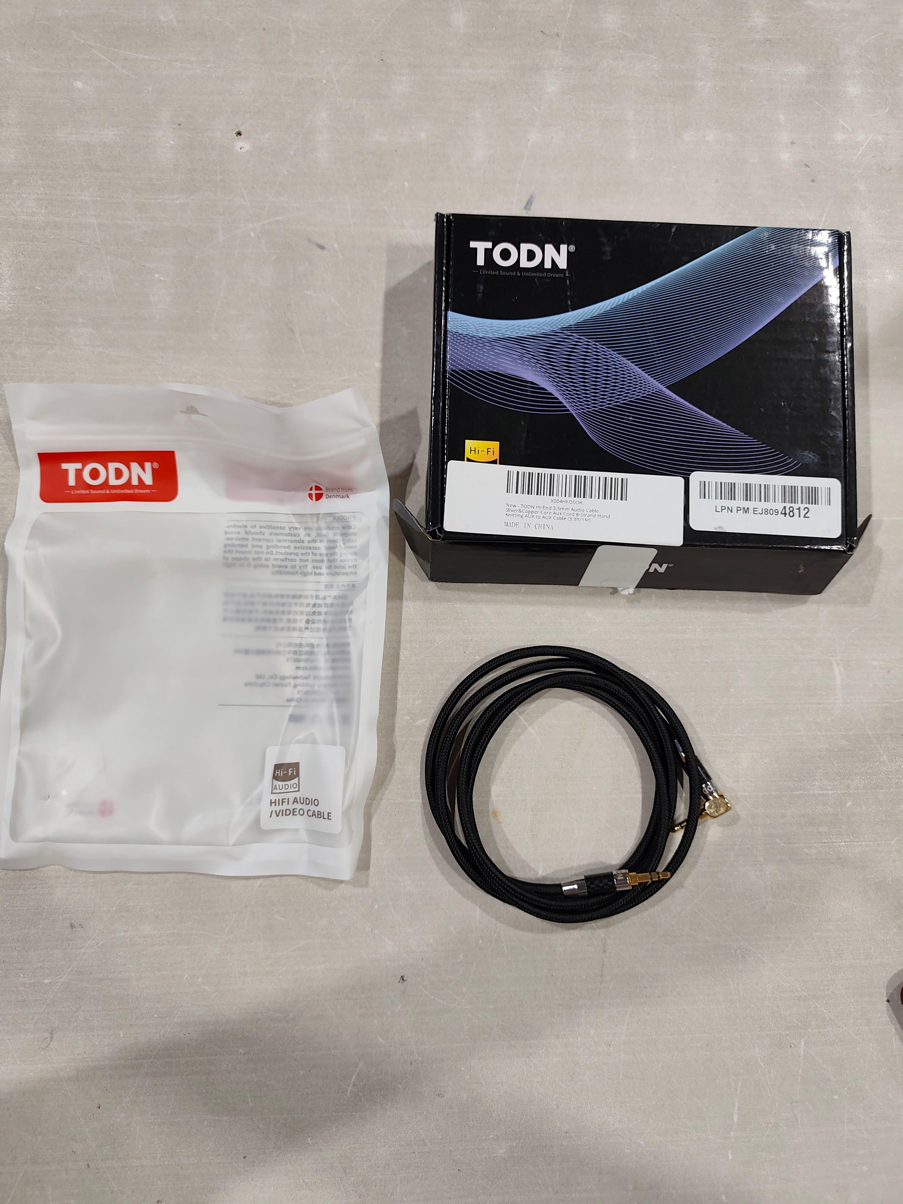 TODN - Cables auxiliares