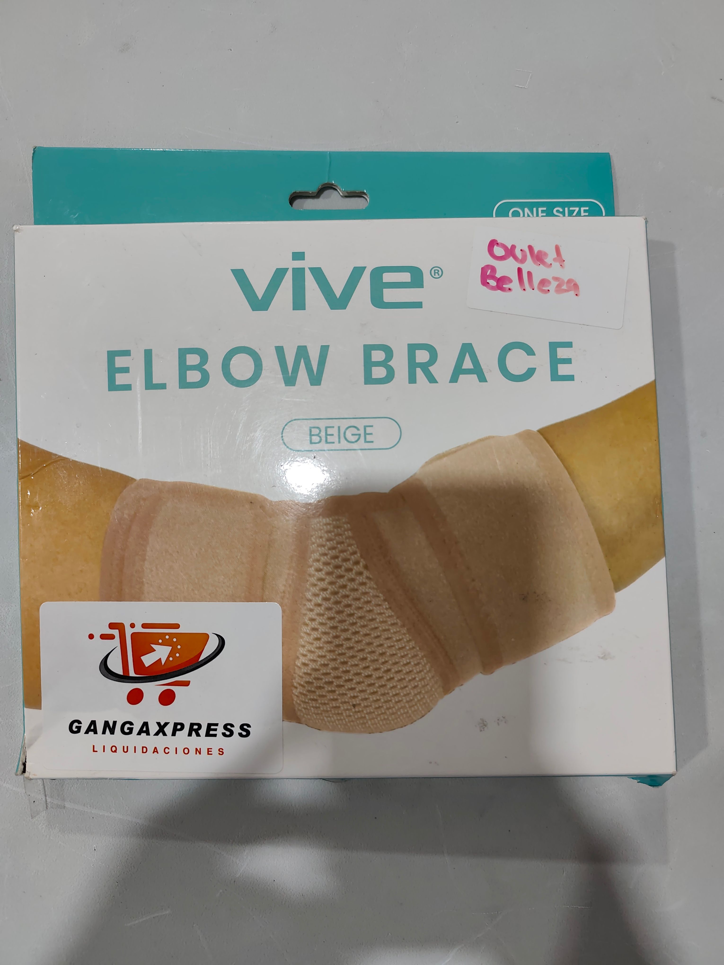 Vive Codera Manga de compresión (BEIGE)
