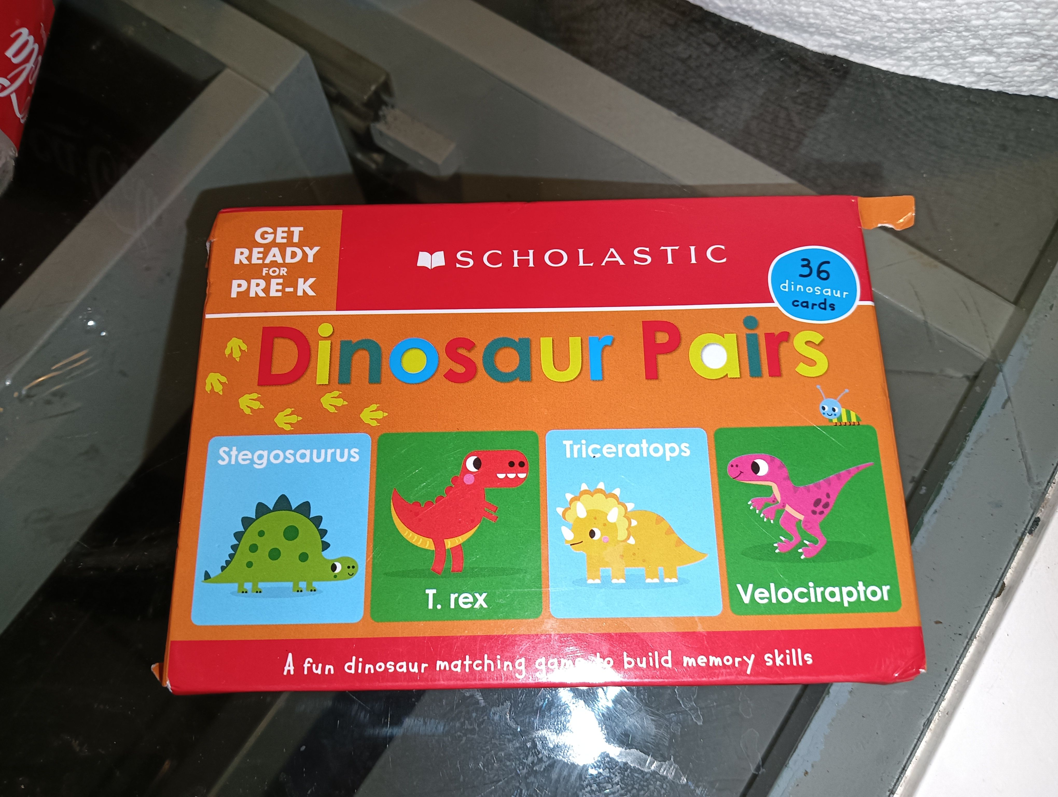 Tarjetas de dinosaurios 