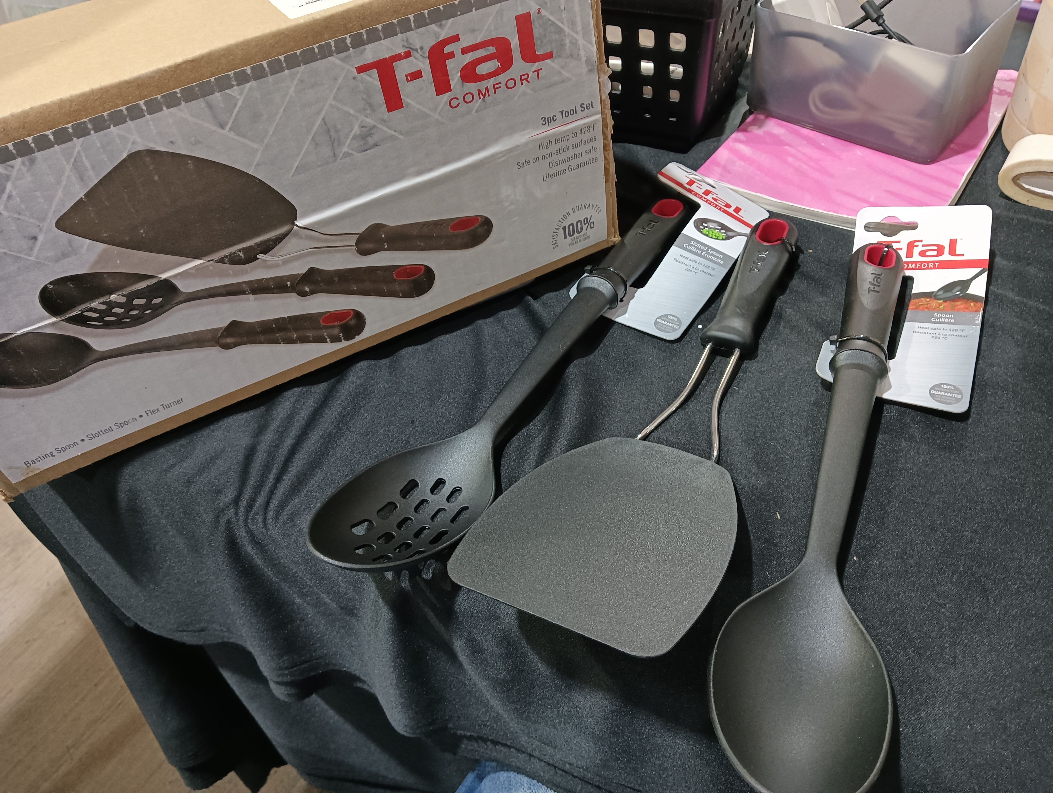 T-fal comfort utensilios de cocina
