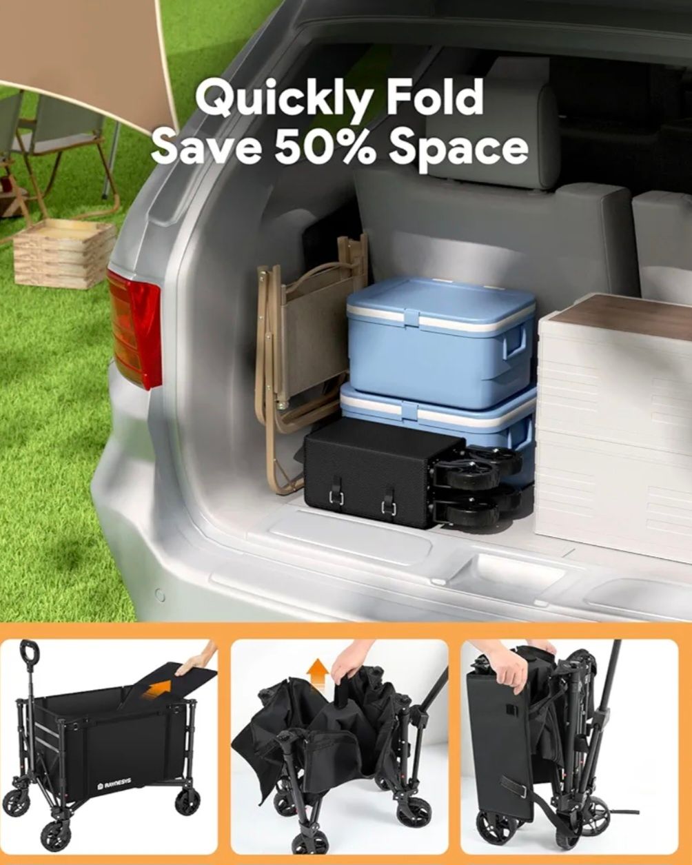 Carro Plegable 3 en 1