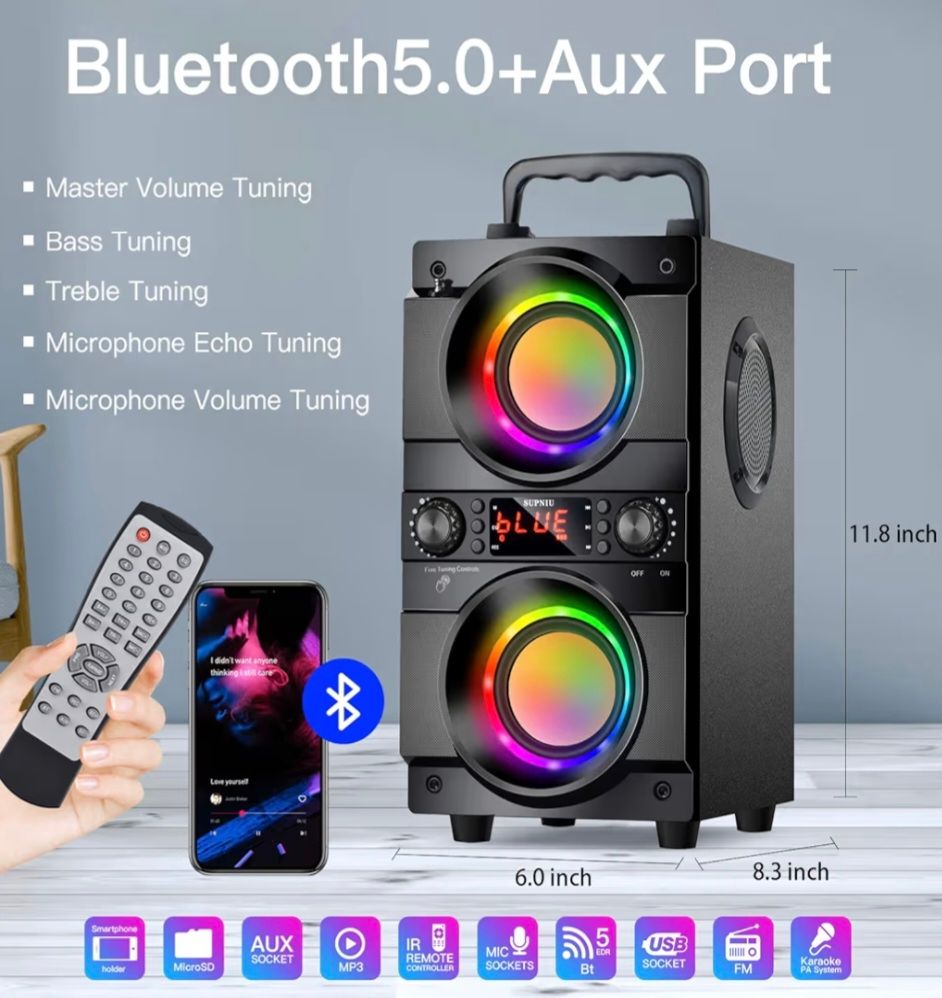 Altavoz Bluetooth portátil