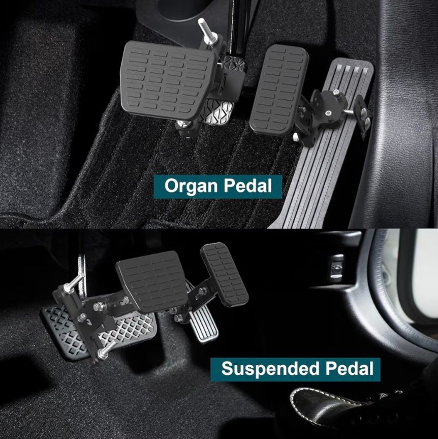 Extensores de pedal de gas y freno para conductores cortos