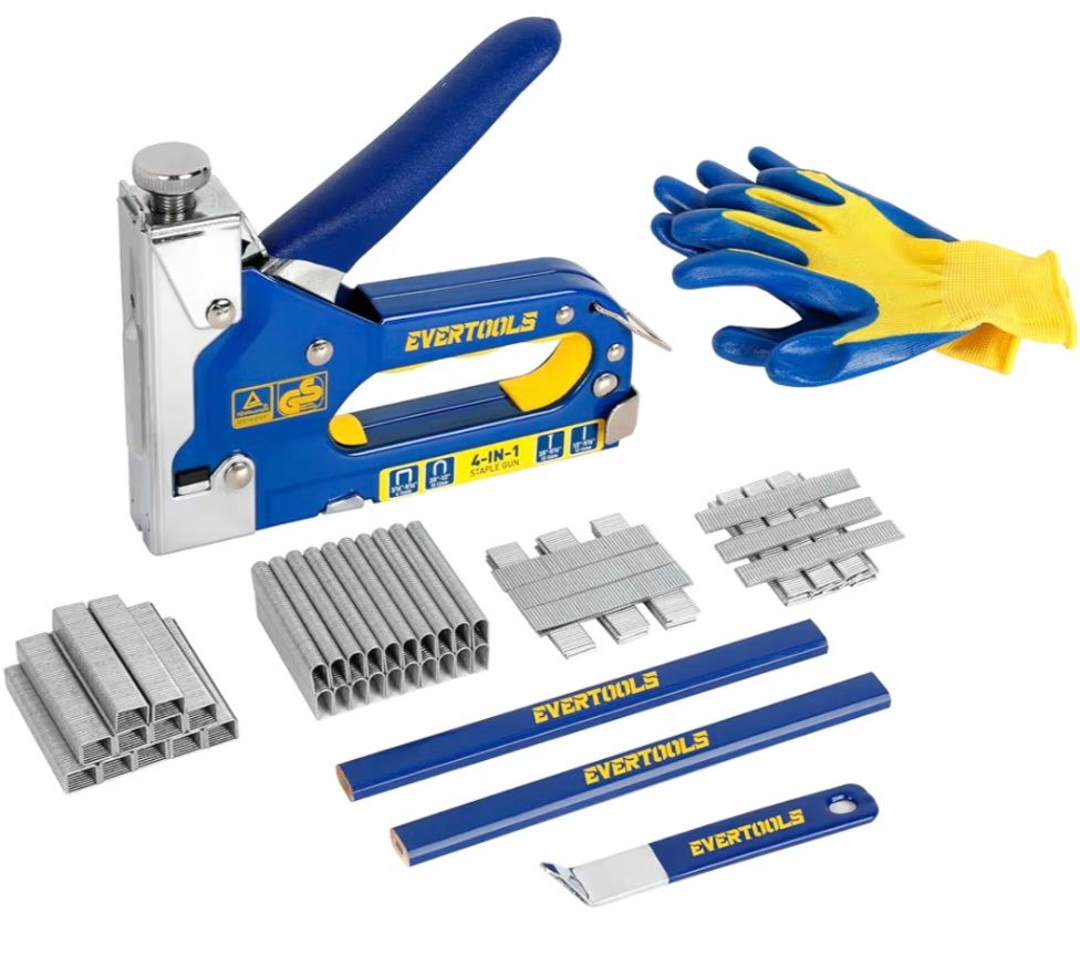 Kit de pistola de grapas 4 en 1