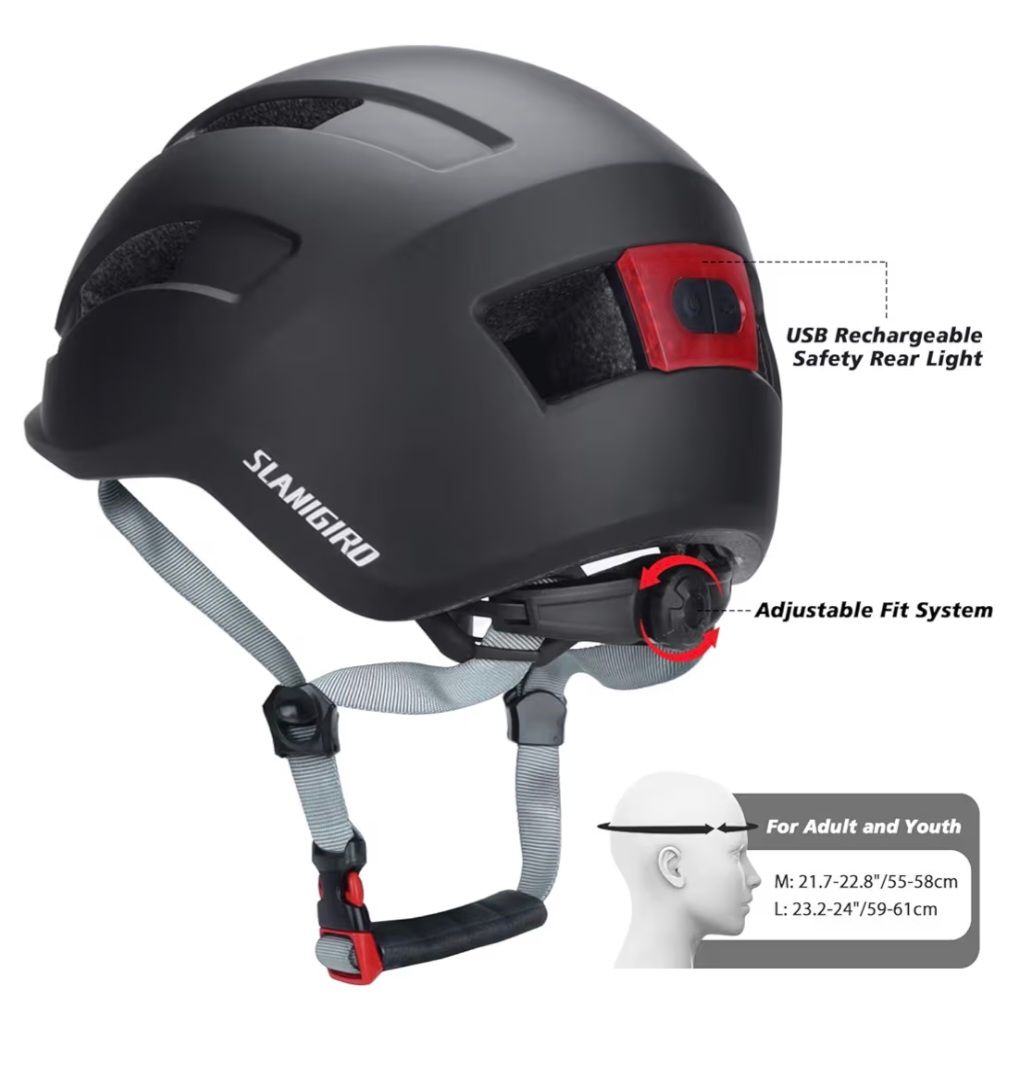 Casco de bicicleta urbana para adultos