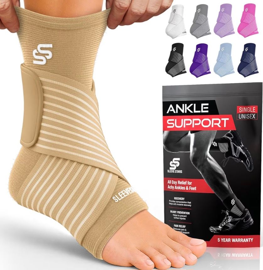 Tobillera de manga con estrellas para mujeres y hombres