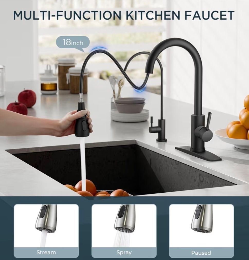 FORIOUS - llave de cocina y llave de filtro de agua