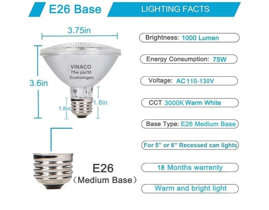 Bombillas de cuello corto