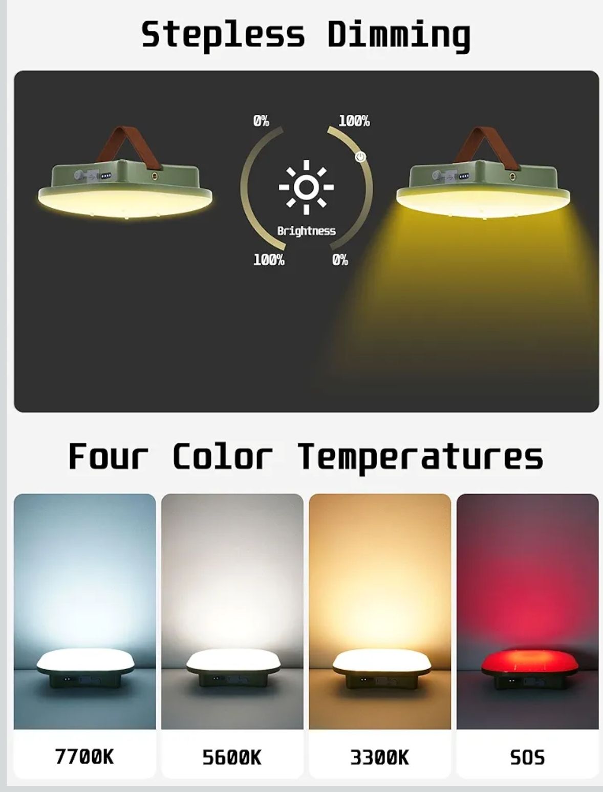 Linterna de campamento 