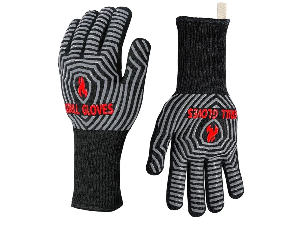 QUWIN Guantes para Barbacoa , resistentes al calor 