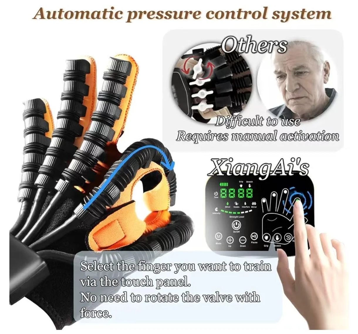 Guantes robóticos de rehabilitación 