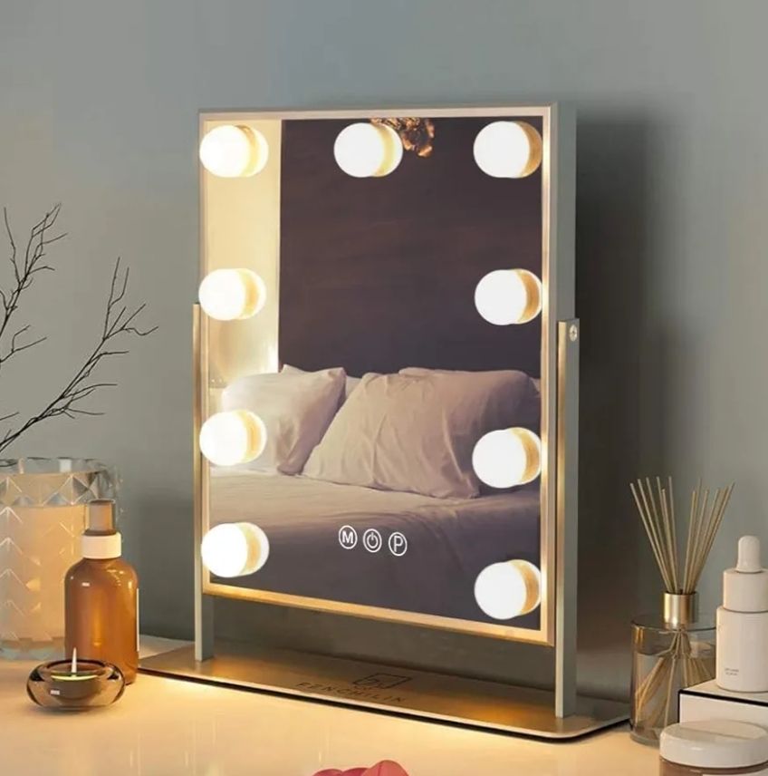 Espejo Hollywood con luz