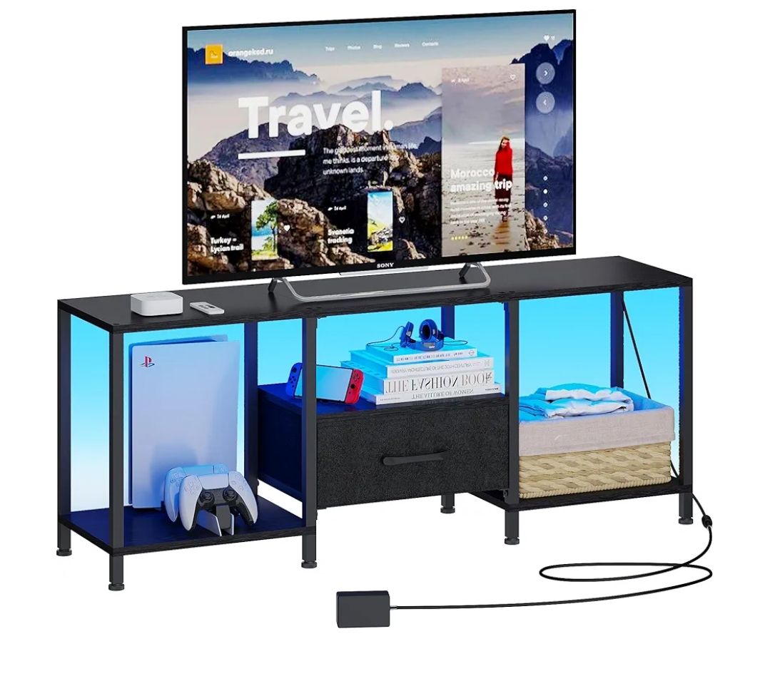 Soporte de TV con luces LED