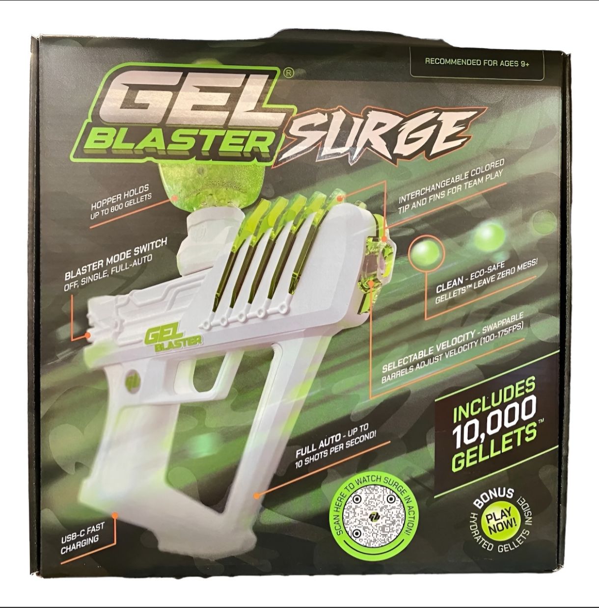 Pistola electrica de Hidrogel 