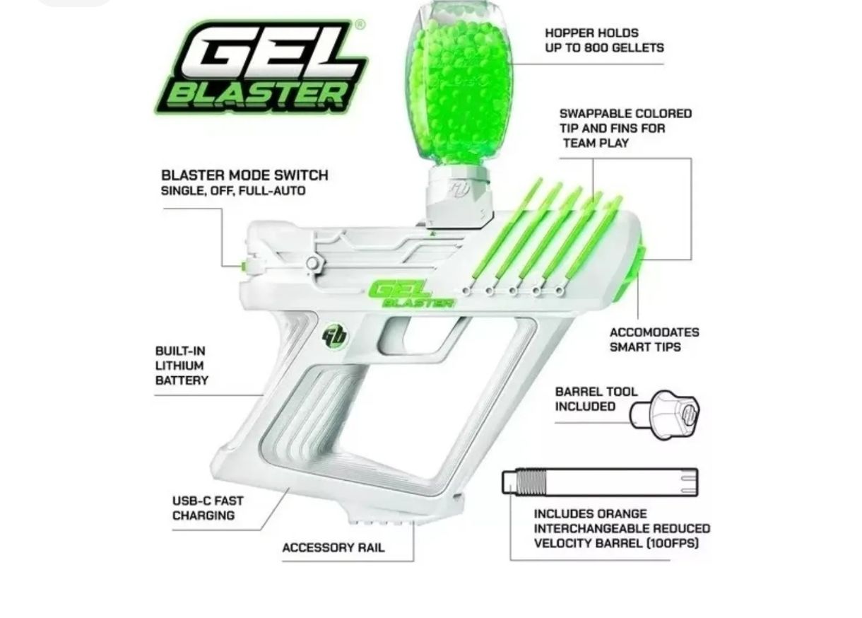 Pistola electrica de Hidrogel 