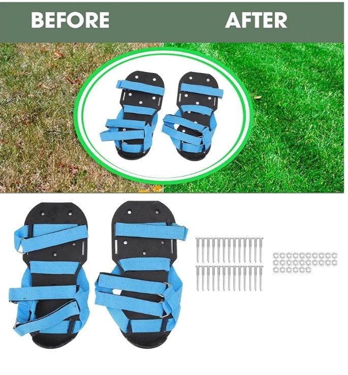 Zapatos aireadores de césped