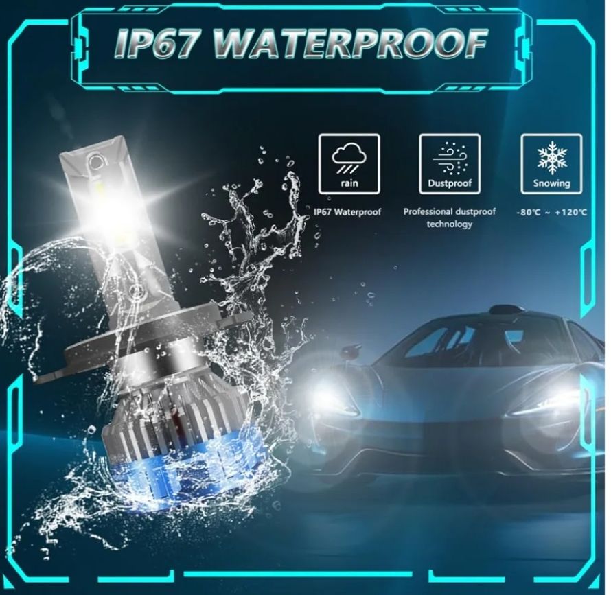 YUMTTY Bombilla LED para Coche H4