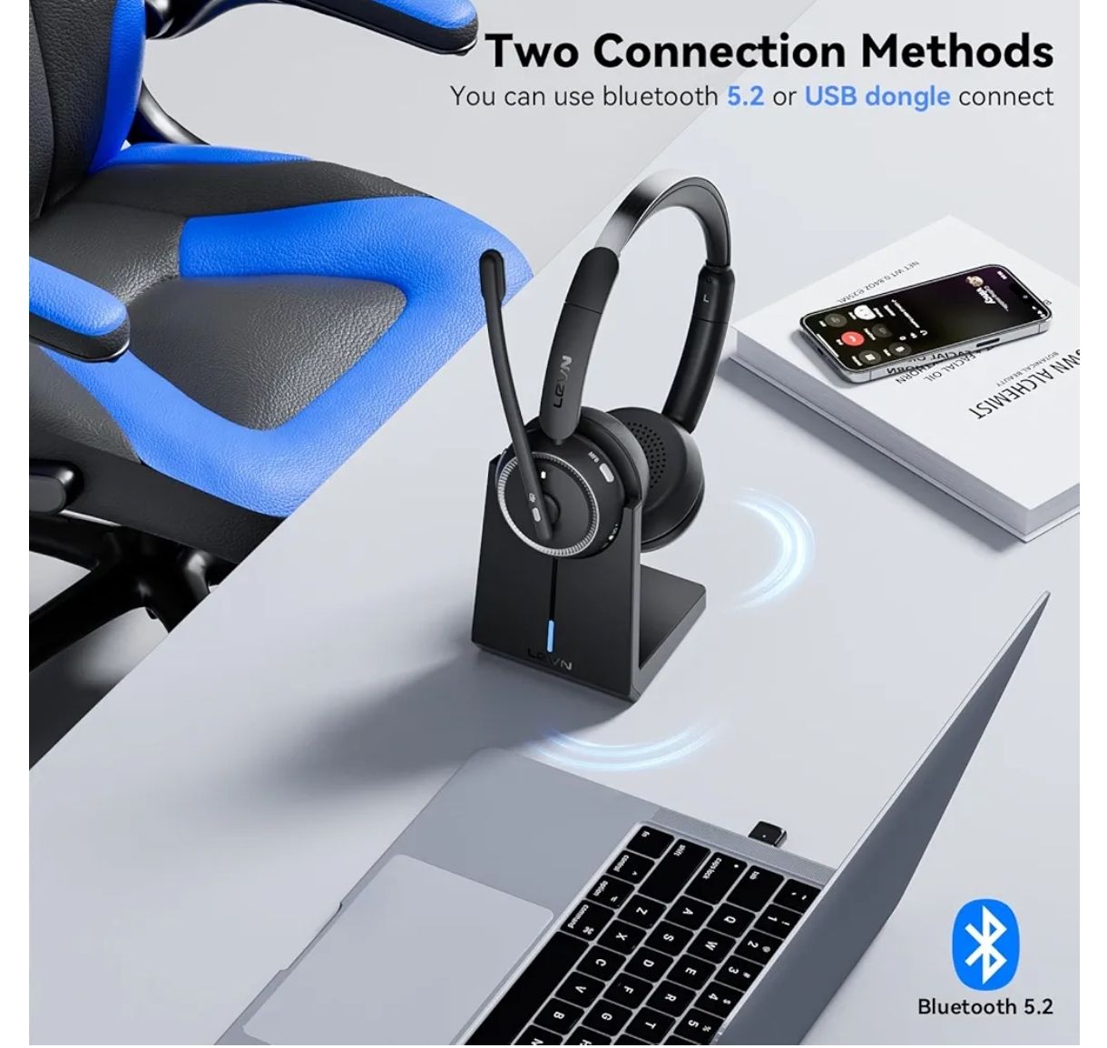 Auriculares inalámbricos con micrófono