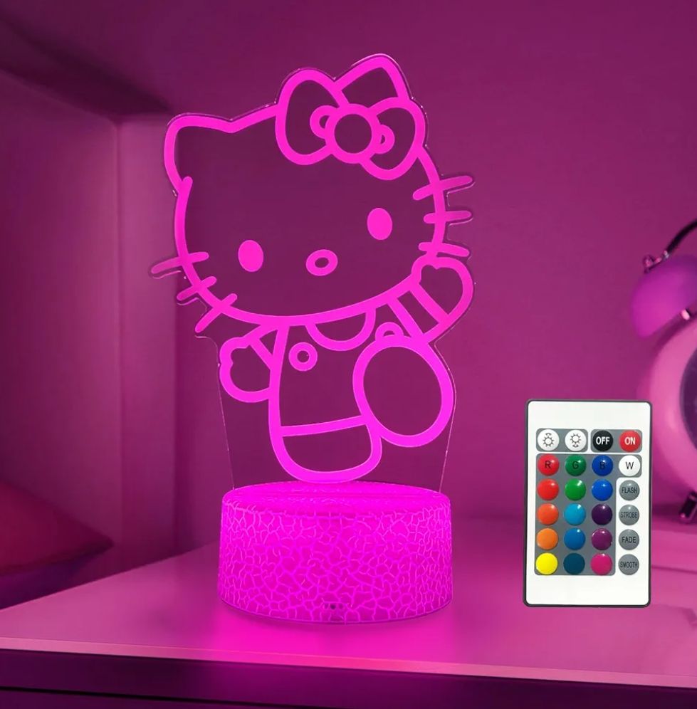 Lámpara de noche 3D