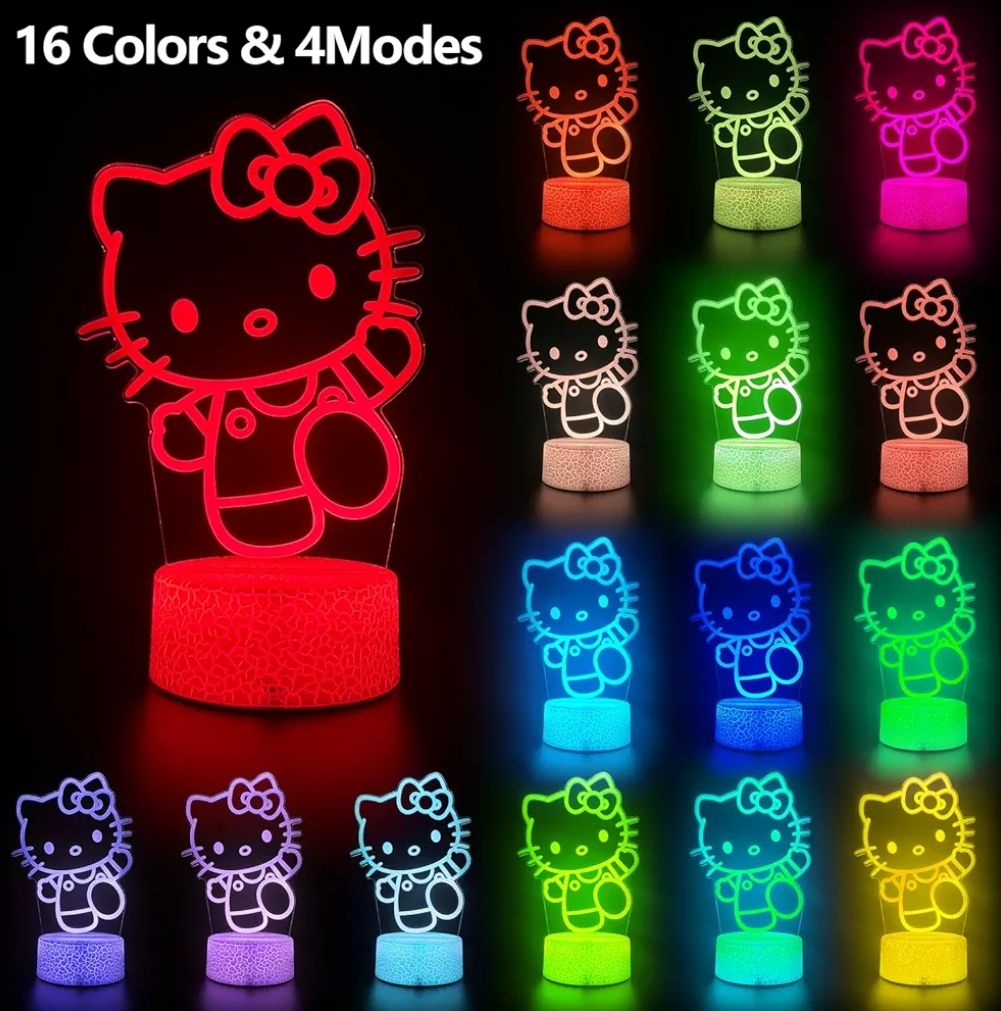 Lámpara de noche 3D