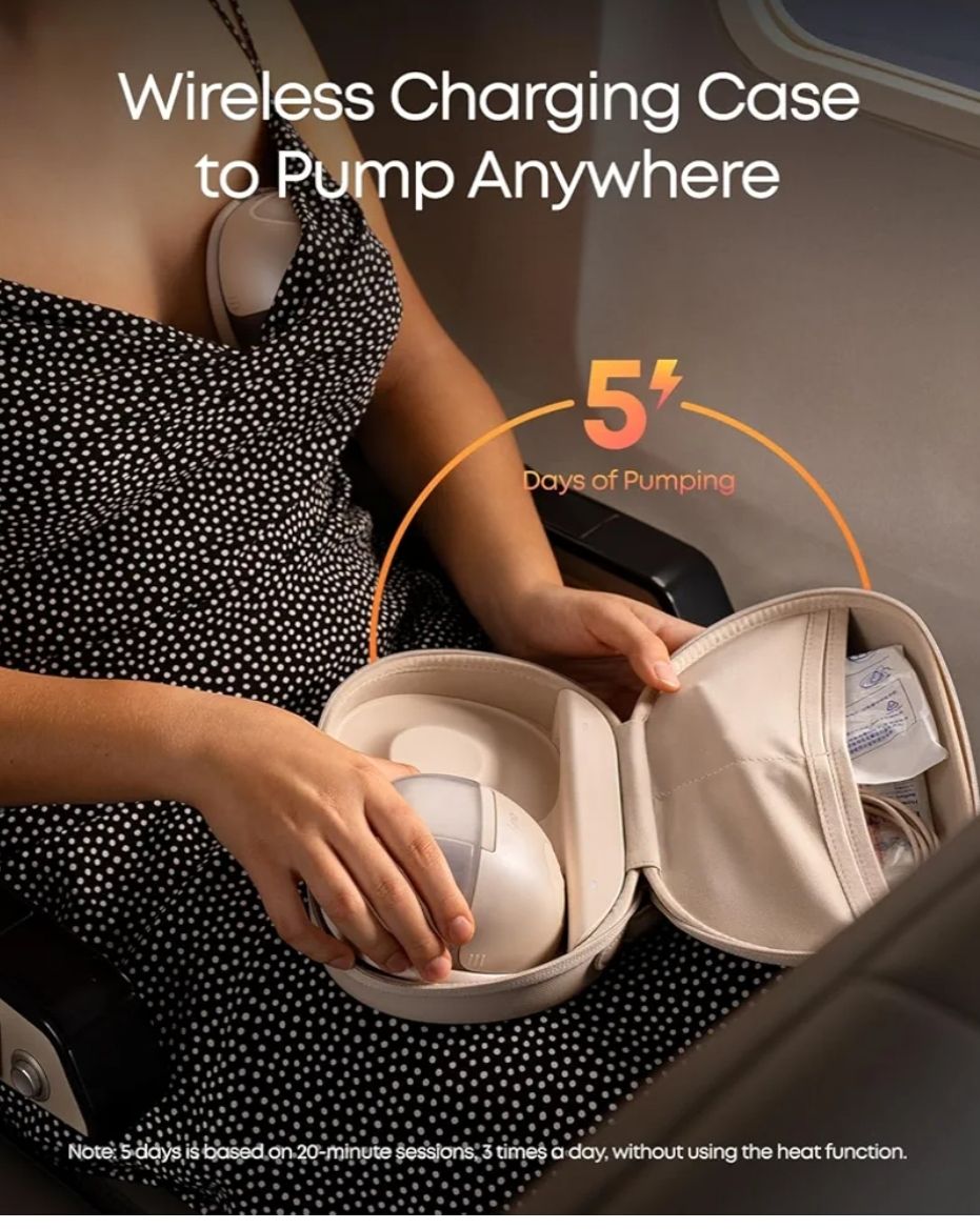 eufy Security - Extractor de leche portátil con calefacción S1 Pro