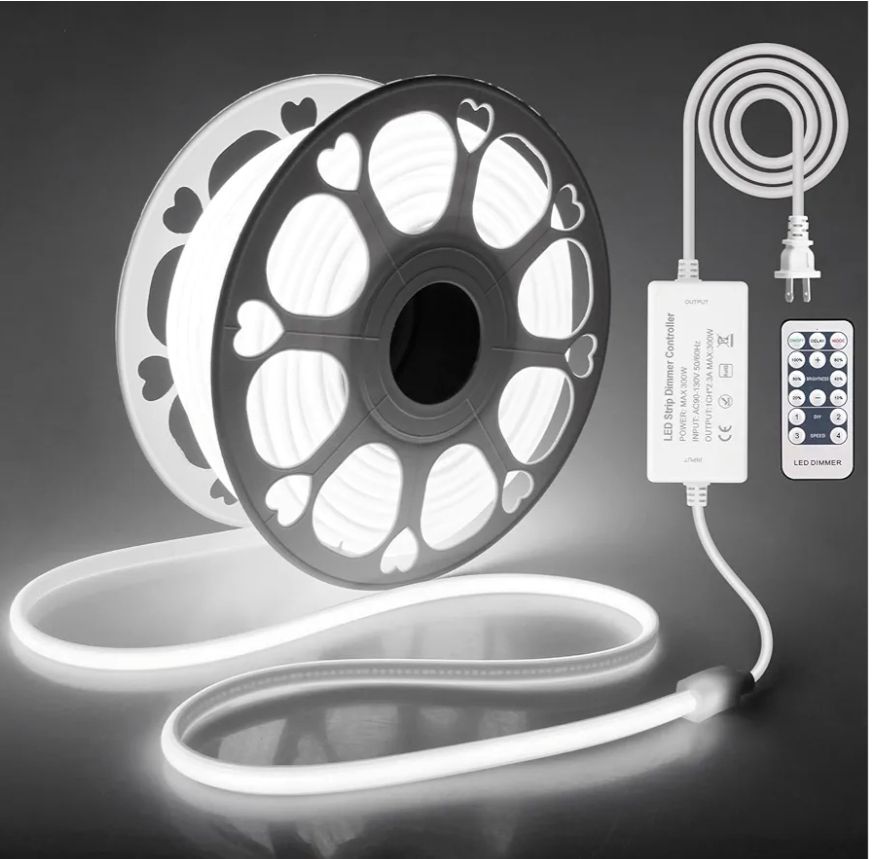 Tira de luces LED COB de 110 V