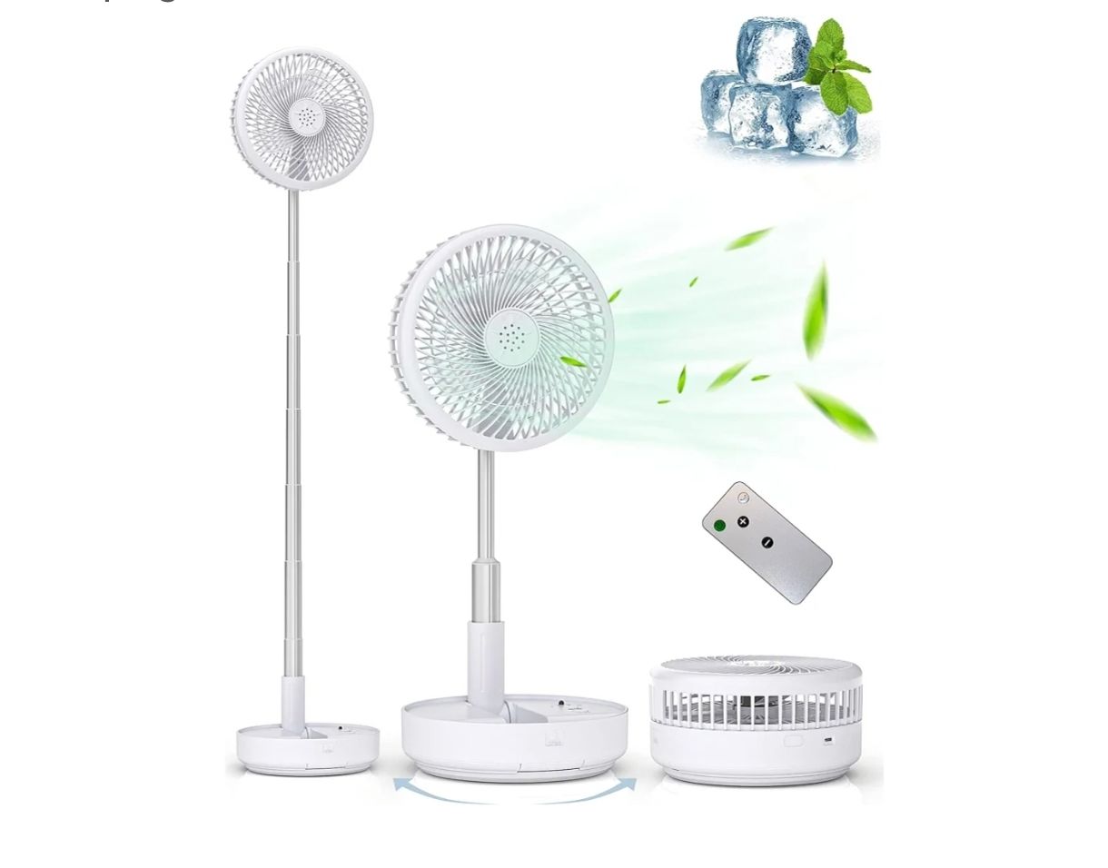 Primevolve Ventilador de pie oscilante portátil