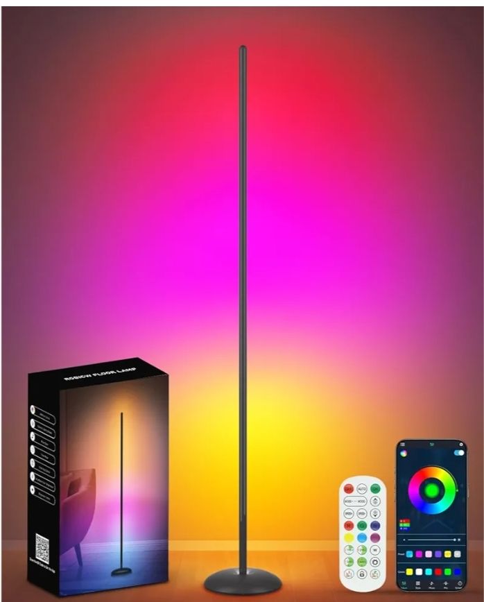 Lámpara de pie de esquina