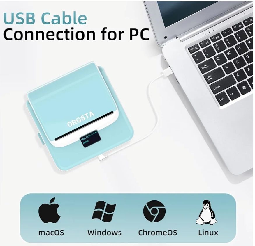 ORGSTA Máquina para etiquetar con cinta