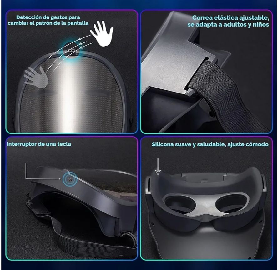 Gootus - Máscara LED para transformación facial con control por aplicación
