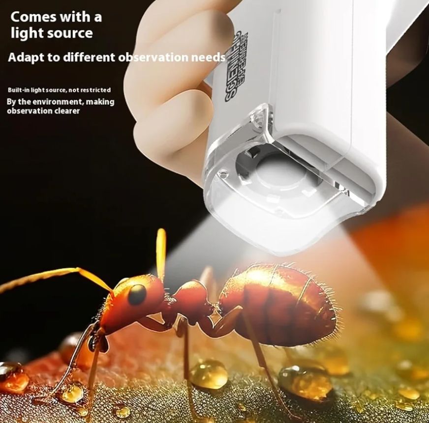 Microscopio electrónico de Modo Doble para niños