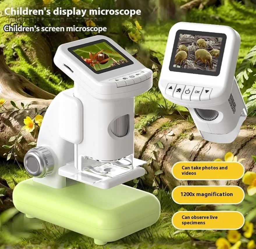 Microscopio electrónico de Modo Doble para niños