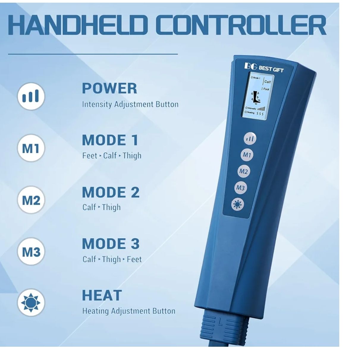 masajeador de compresión de aire