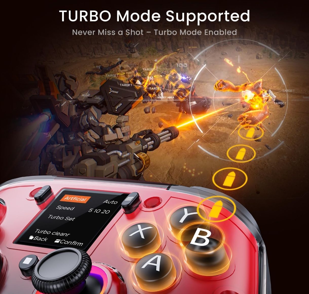 Mando inalámbrico para juegos Gusgu G7 