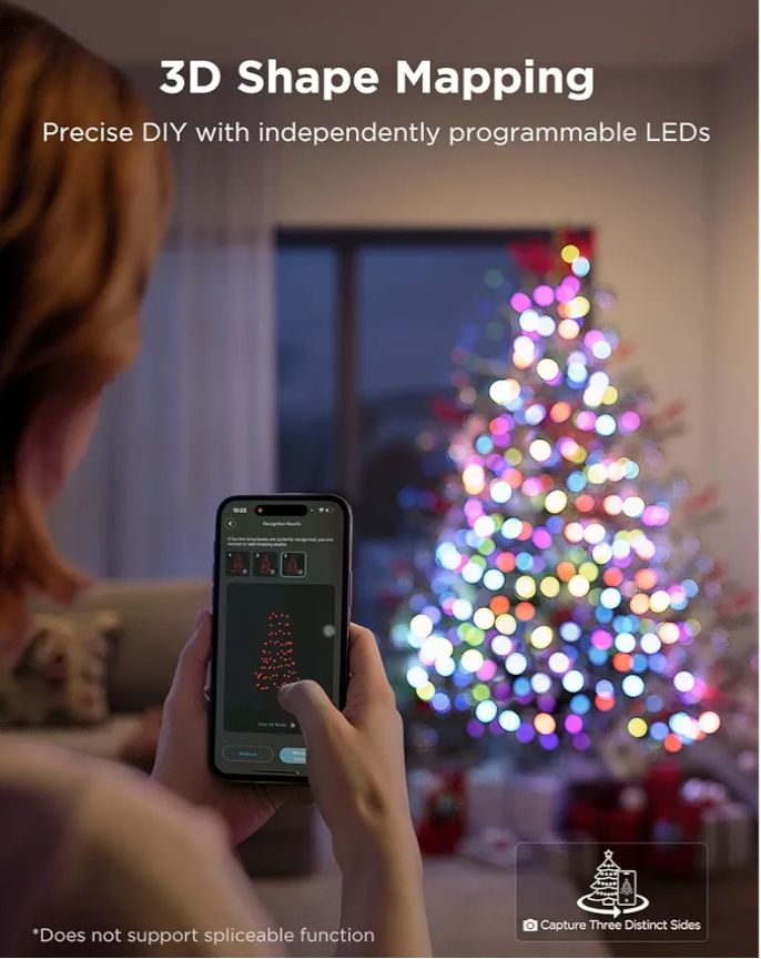  Luces brillantes de Navidad de 99 pies