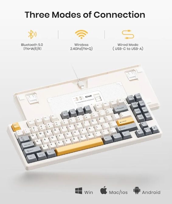 Teclado mecánico inalámbrico 