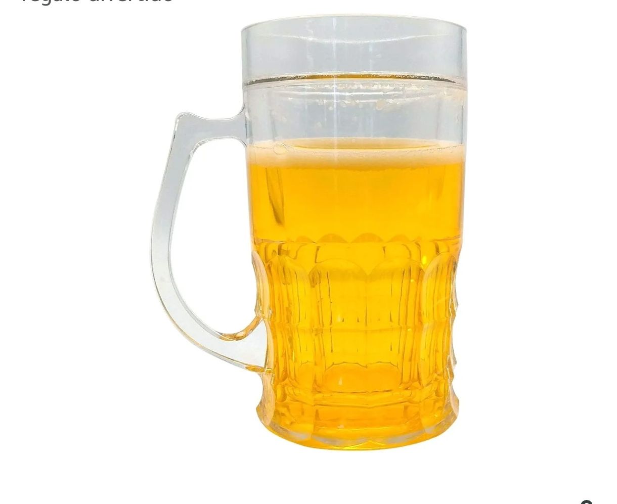 GARASANI - Taza de cerveza falsa de 450 ml 