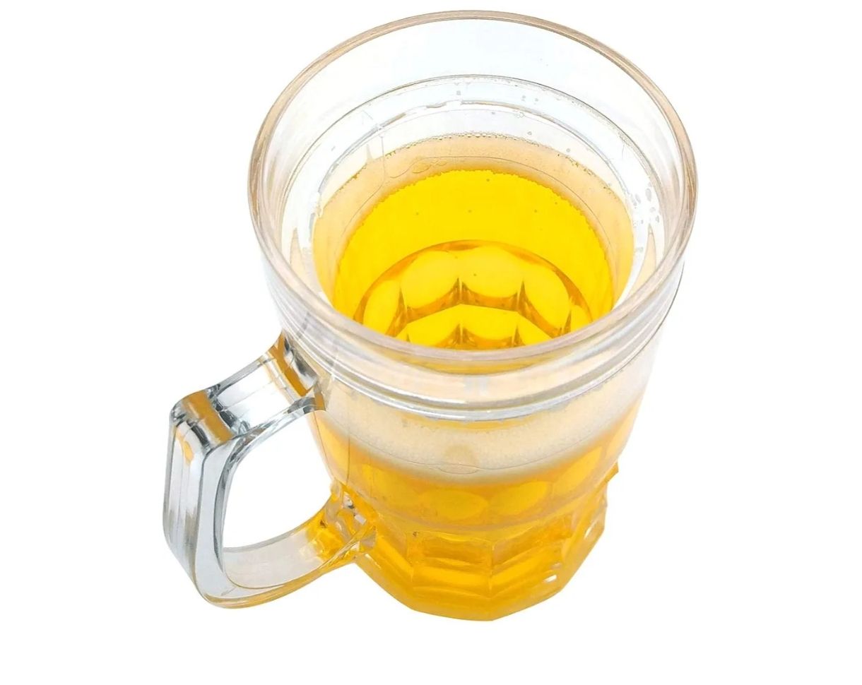 GARASANI - Taza de cerveza falsa de 450 ml 