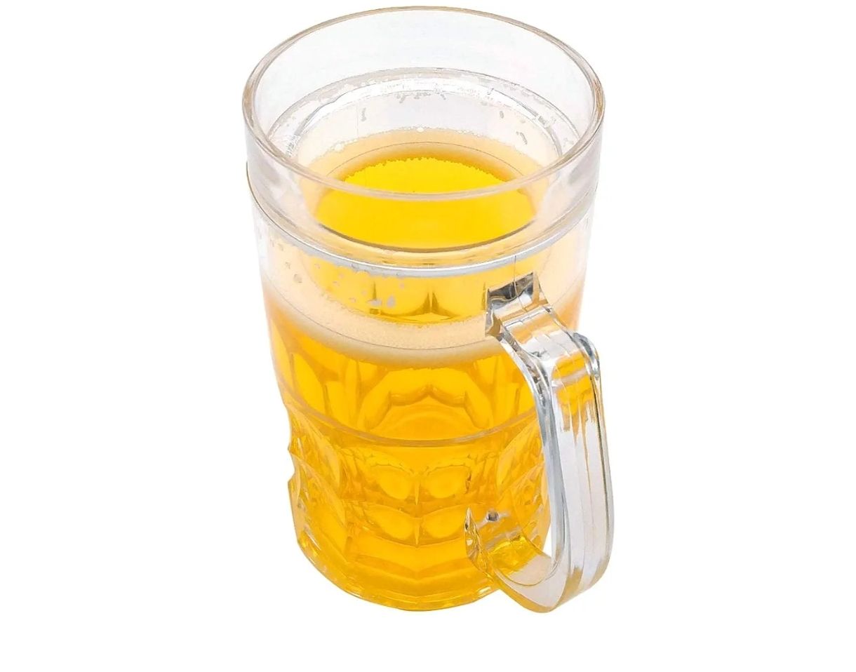 GARASANI - Taza de cerveza falsa de 450 ml 