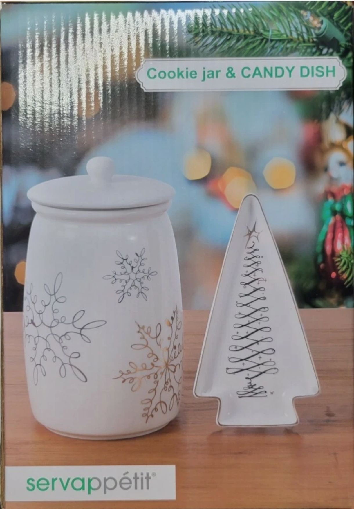 Tarro de galletas navideñas Servappetit 