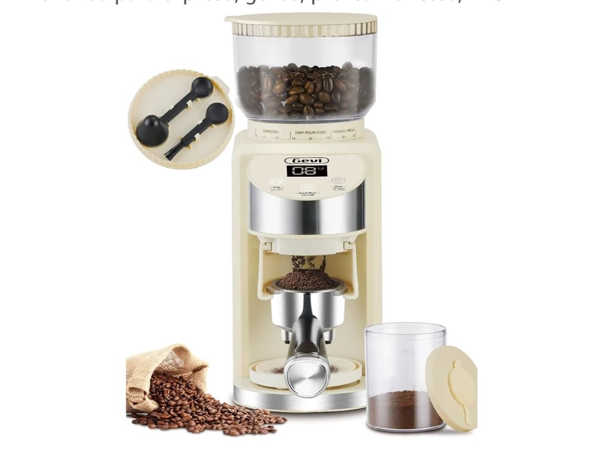 Gevi - Molinillo de café eléctrico