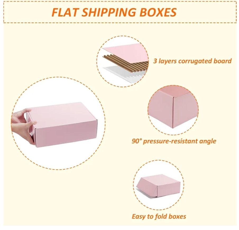 Juego de 20 cajas de envío de 13x19x5