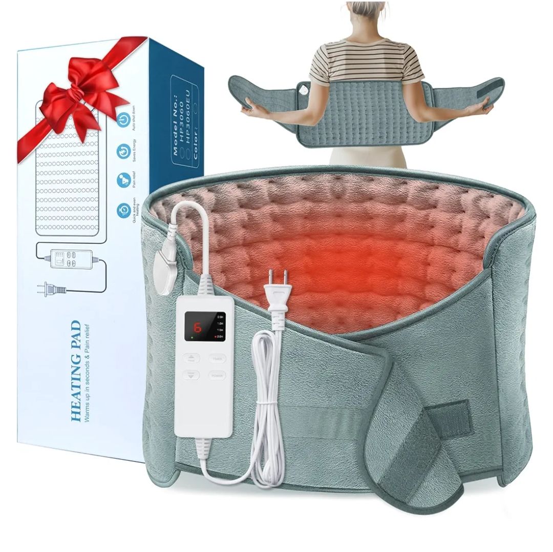 Almohadilla térmica para aliviar el dolor de espalda