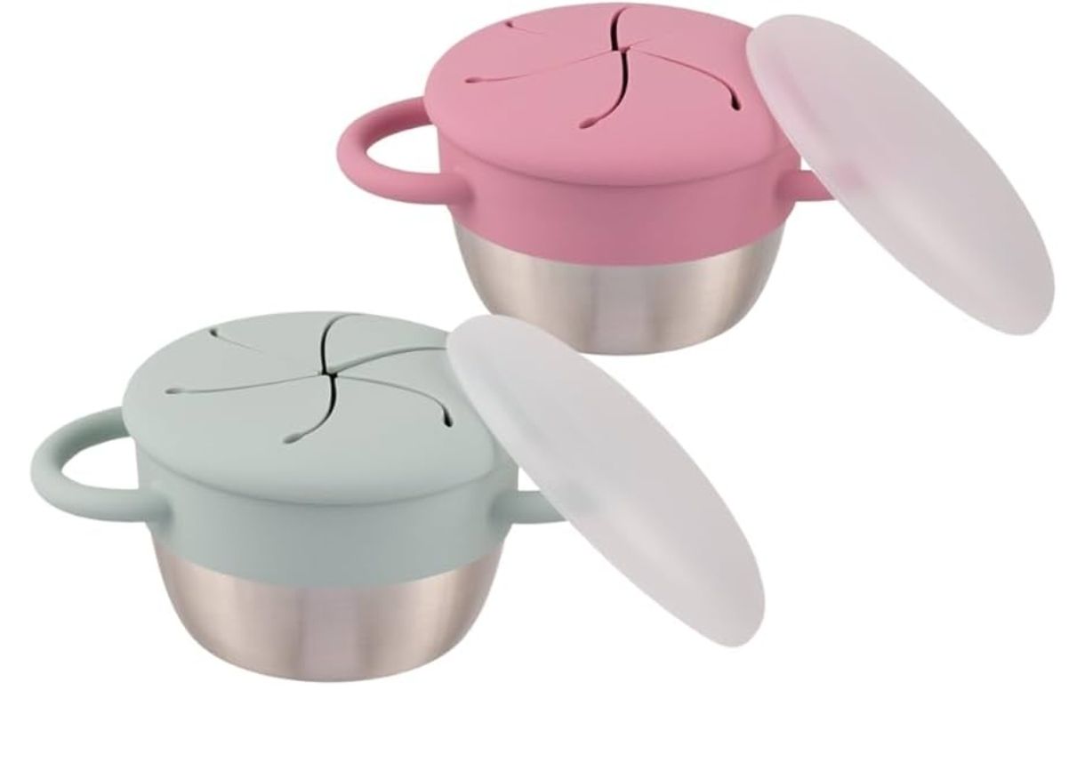 Elk and Friends - Vasos de acero inoxidable para aperitivos,