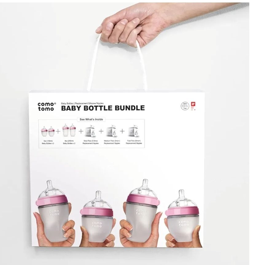 Comotomo - Set de Biberones Anticólicos