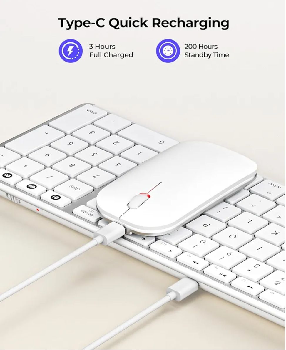 teclado y mouse Bluetooth