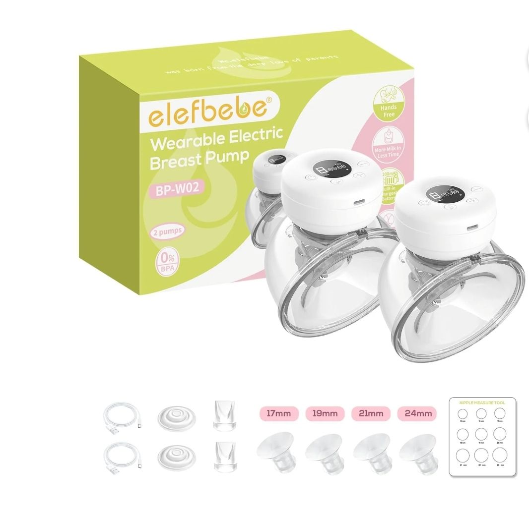 Extractor de leche portátil elefbebe 