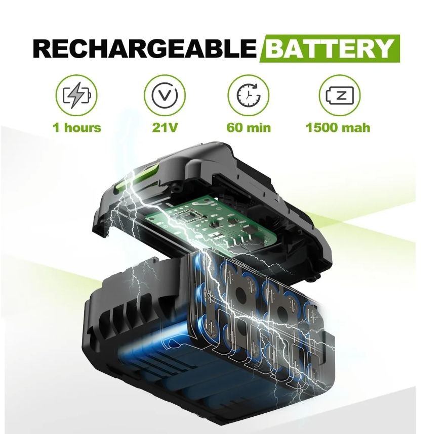 Cortasetos Inalámbrico 21 V Tijeras Eléctricas 2 En 1
