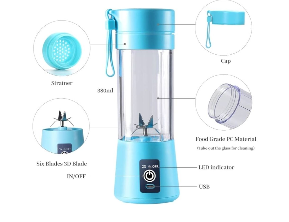 DoubleCare Vaso de Licuadora Portátil